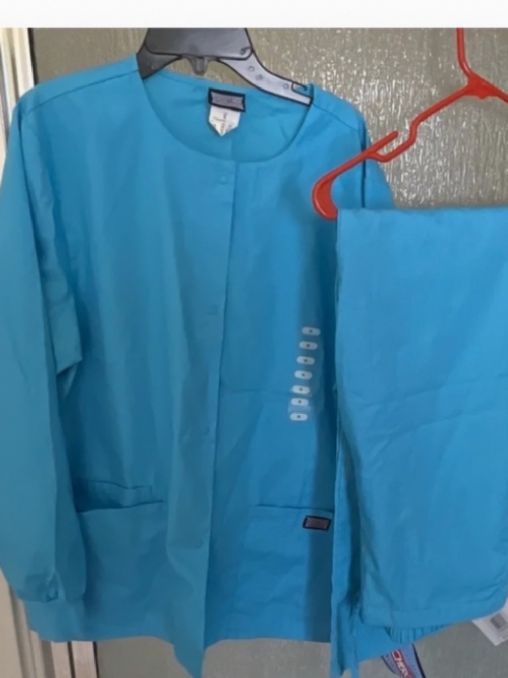 Cherokee scrub set, blue, size S, NWT
